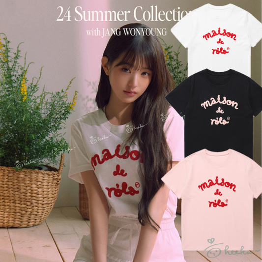 [ROLAROLA] Maison De Rola Embroidery T-shirt