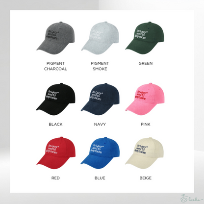 [LAZYZ] Sleep More Washing Ball Cap (9color) Karina 同款