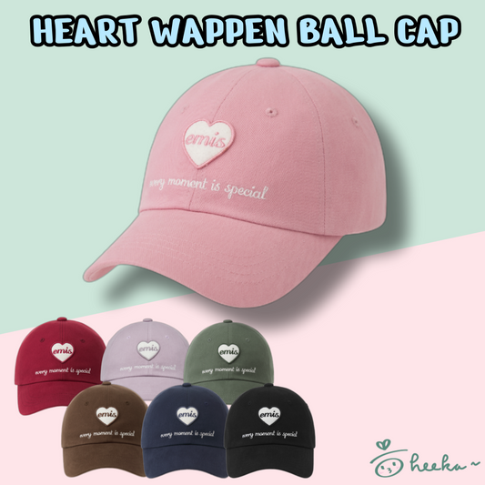 [emis] Heart Wappen Ball Cap