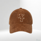 [wiisnt] Typographic Slimfit Corduroy Baseball Cap