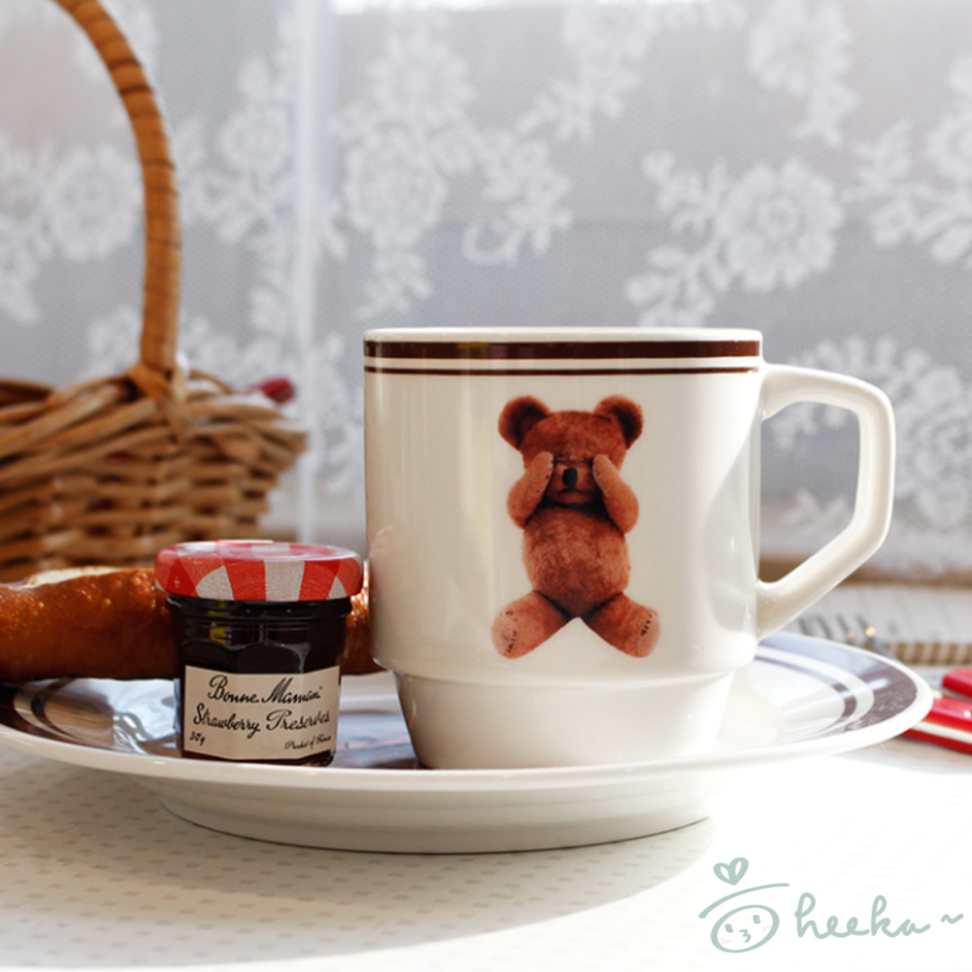 [1537] Hug Bear Mug Cup (2type)