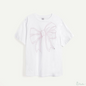 [RONRON] BIG RIBBON LINE T SHIRT