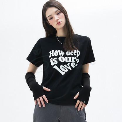 [LUV IS TRUE] CL LUV Tee (Black)