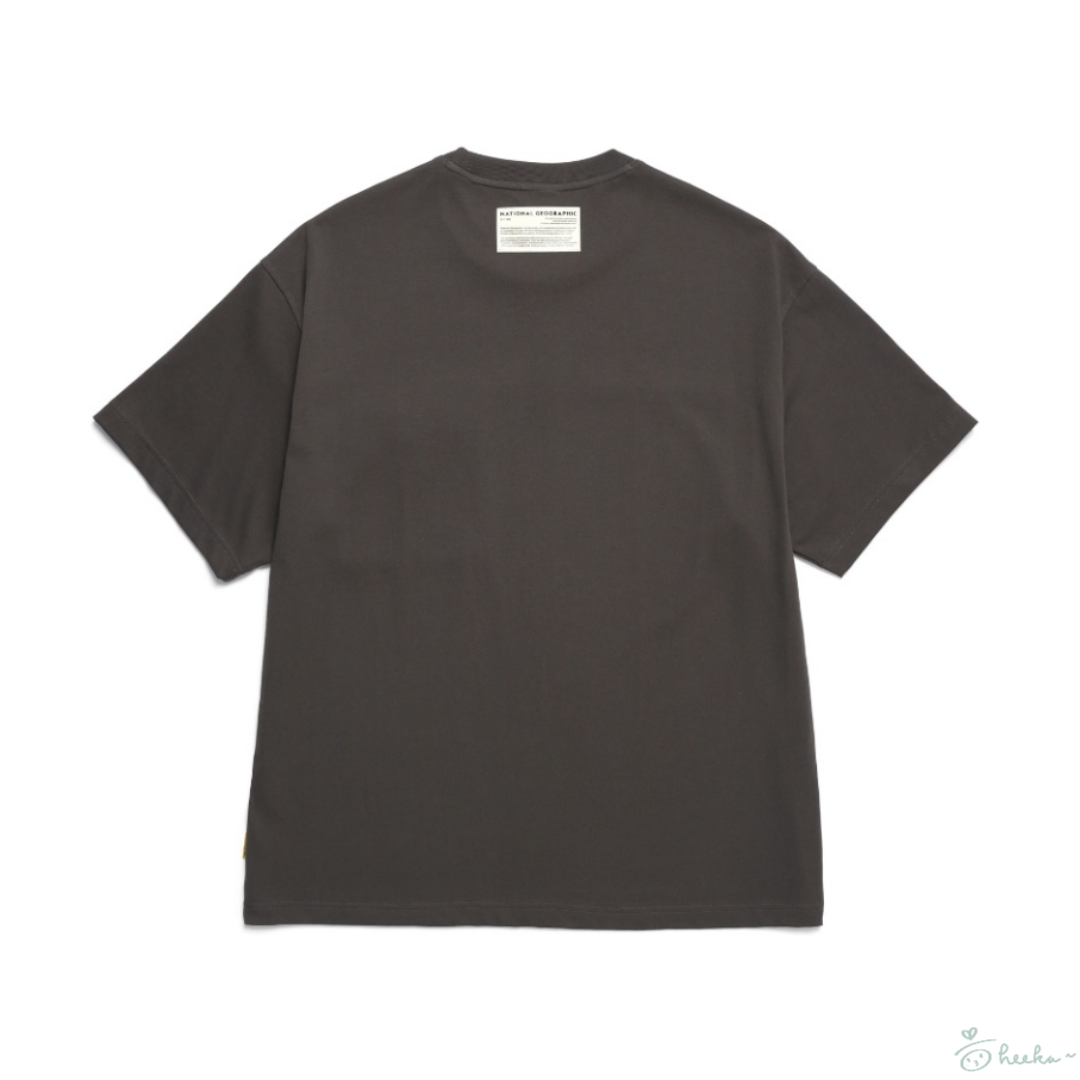 [natgeo] Chest pocket detail short-sleeved T-shirt