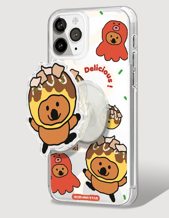 [DISBUNNYSTAR] Takoyaki Bear Smart Tok 手機支架