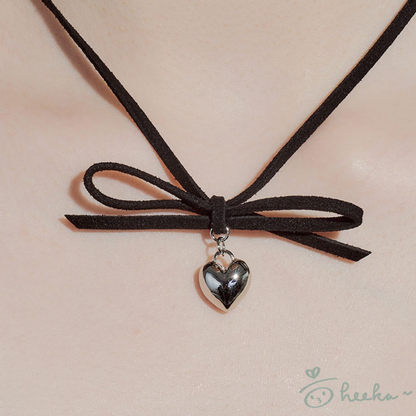 [ENGBROX] Lottie Ribbon Necklace (IVE 秋天/billie同款)