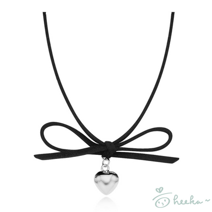 [ENGBROX] Lottie Ribbon Necklace (IVE 秋天/billie同款)