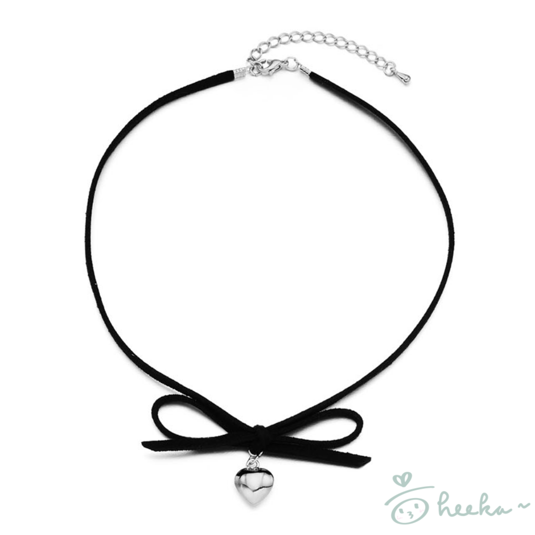 [ENGBROX] Lottie Ribbon Necklace (IVE 秋天/billie同款)