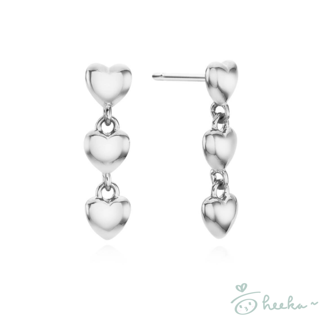 [ENGBROX] Touch Heart Earring 2color (Billie Haram 同款)