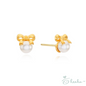 [ENGBROX] judy ribbon pearl earring 2color