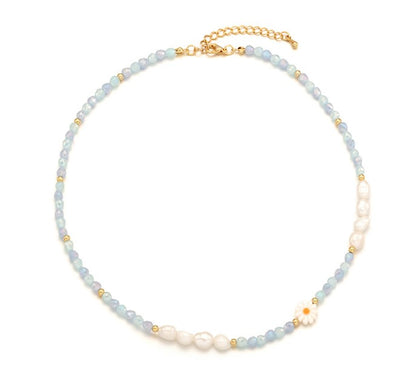 [ENGBROX] pastel moment daisy necklace 3color