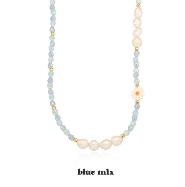 [ENGBROX] pastel moment daisy necklace 3color