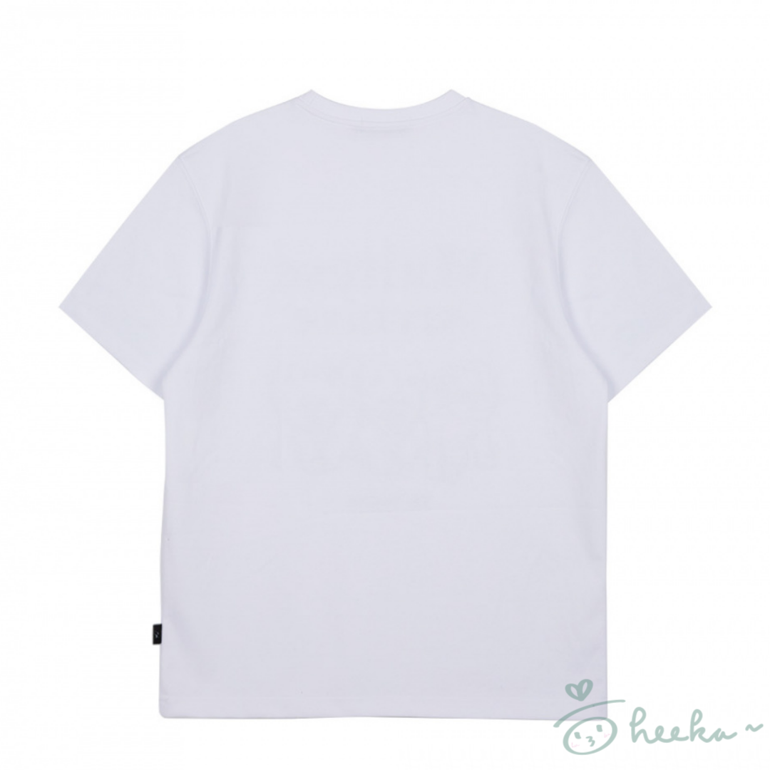 [WaiKei] Maltese archive line graphic half sleeve tshirts 5color