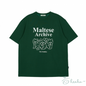 [WaiKei] Maltese archive line graphic half sleeve tshirts 5color