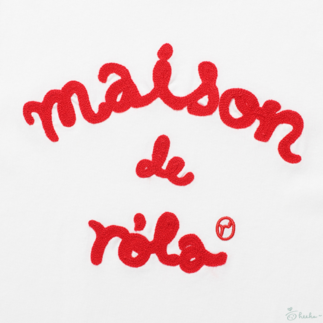 [ROLAROLA] Maison De Rola Embroidery T-shirt