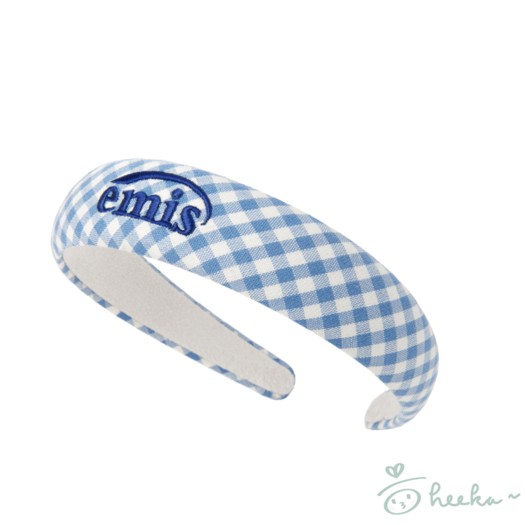 [emis] Gingham Check Hairband 5color