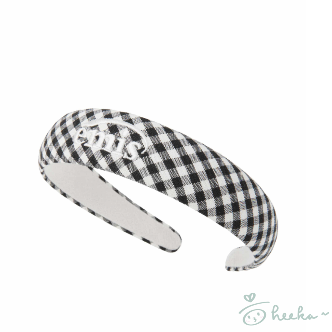 [emis] Gingham Check Hairband 5color