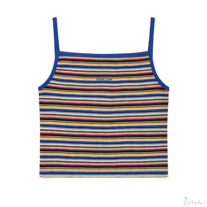 [wiisnt] Women's Flory Logo Multi Stripe Sleeveless