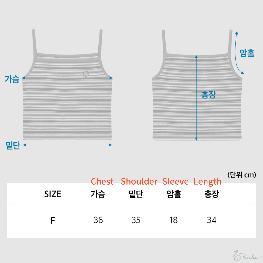 [wiisnt] Women's Flory Logo Multi Stripe Sleeveless