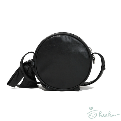 [wiisnt] Women's Ribbon Shirring Tambourine Bag